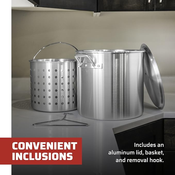 Camp Chef 24-Quart Aluminum Pot - Image 7