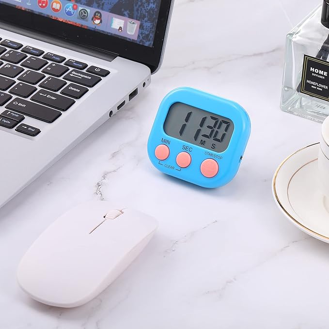 Digital Kitchen Timer Magnetic Countdown Timer Kitchen Loud Alarm Stopwatch - Image 5