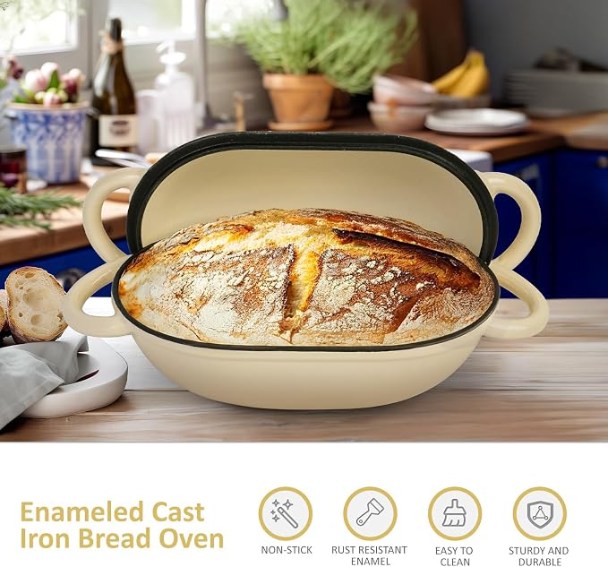 Dutch Oven for Bread Baking – Premium Cast Iron Pot - Image 2
