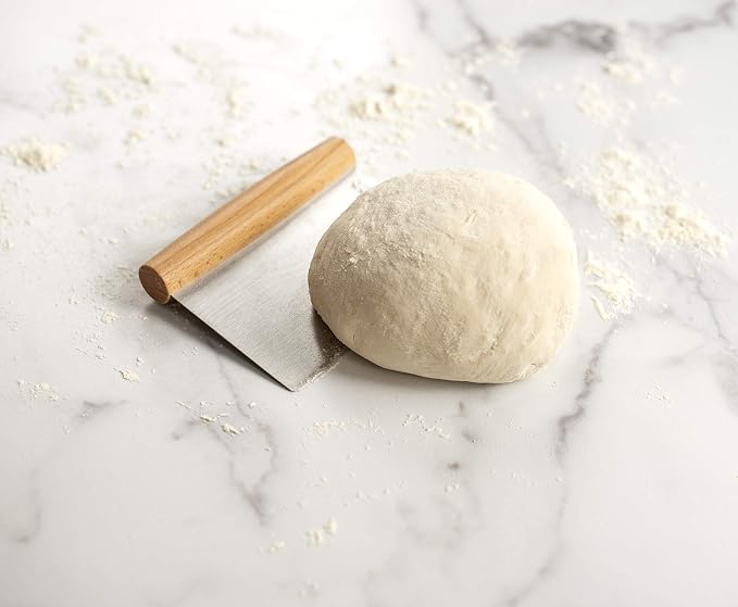 Nordic Ware Dough Cutter with Beechwood Grip, Stainless Steel Blade - Image 3