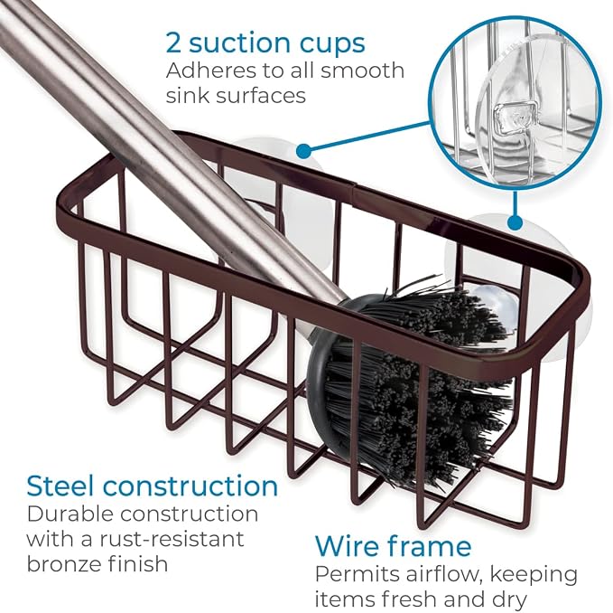 iDesign Gia Sink Suction Holder - Image 4