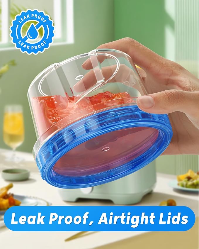 BiuLeon 12 Pack-17oz Freezer Storage Containers, Plastic Food Storage Containers - Image 5