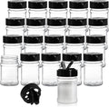 Yesland 20 Pack Plastic Spice Jars Bottles, 5 Oz PET Spice Containers BPA Free by Yesland