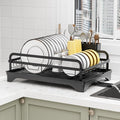 LIYI Dish Drying Rack and Sink Organiser, Removable Drainer Tray, Adjustable by LIYIBambooHairBrush