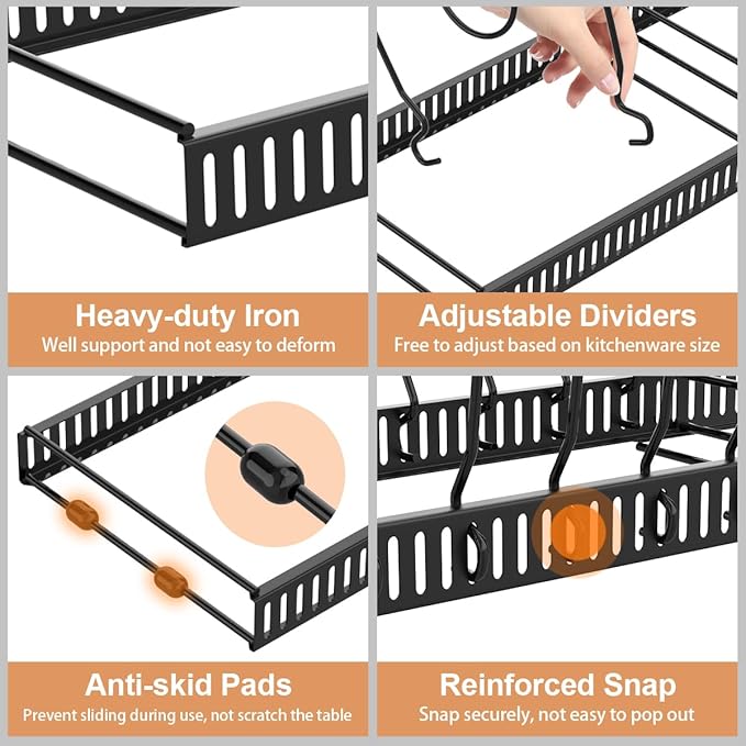 Housolution Pot and Pan Organizer Rack - Image 3