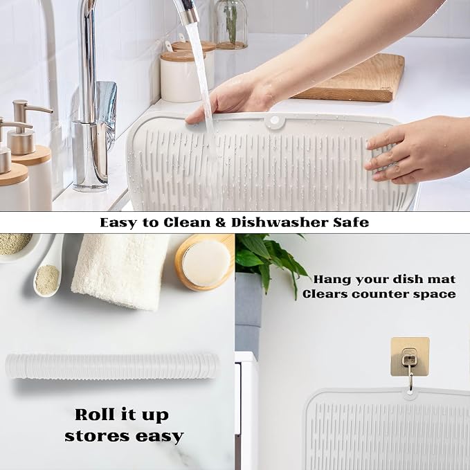 ZLR Large Silicone Dish Drying Mat - Image 4