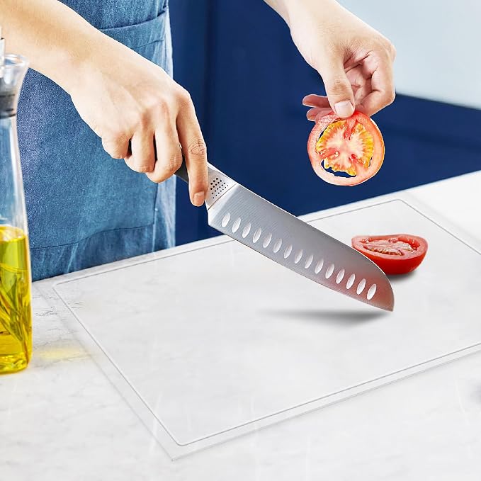 Acrylic Cutting Board with Juice Groove, Cutting Boards by MEWSDEN