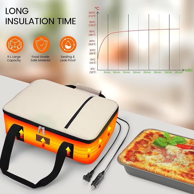 Food Warmer Electric Casserole Carrier - Image 4