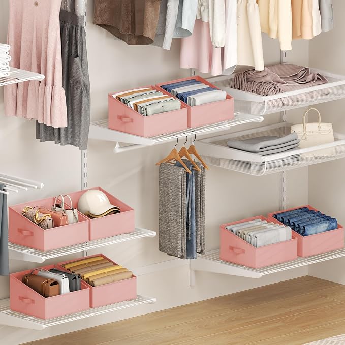 DIMJ Closet Storage Bins 12 Pack - Image 3