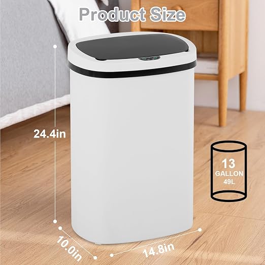 FDW Garbage Can 13 Gallon 50 Liter Kitchen Trash Can - Image 7