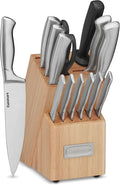 Cuisinart Block Knife Set 15pc Cutlery Knife Set by Cuisinart