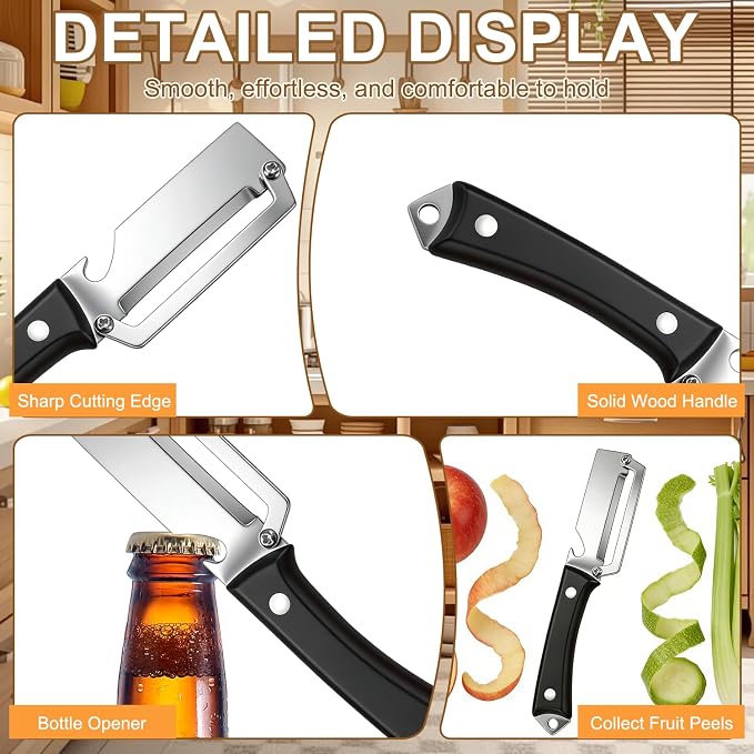 2PCS Multifunctional Vegetable Peeler - Image 4