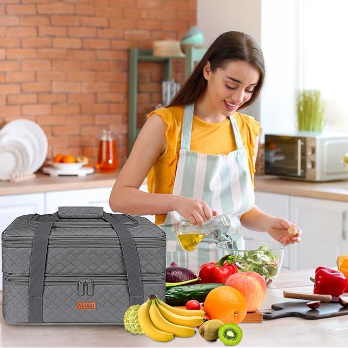 Quilted Double Decker Casserole Carrier - Image 2