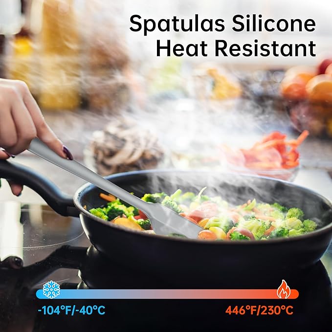 5-Piece Silicone Spatula Set - Image 3