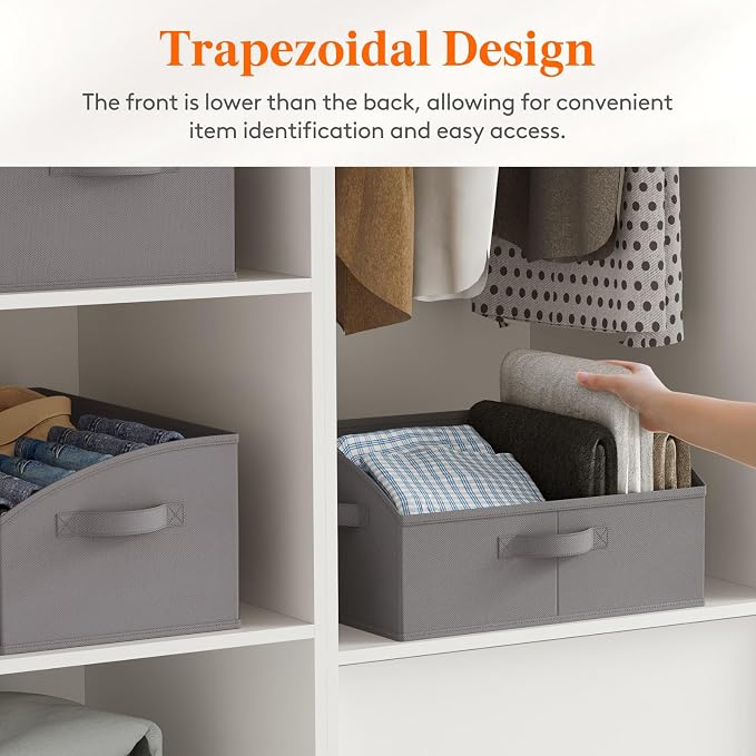 Lifewit Trapezoid Closet Storage Bins - Image 3
