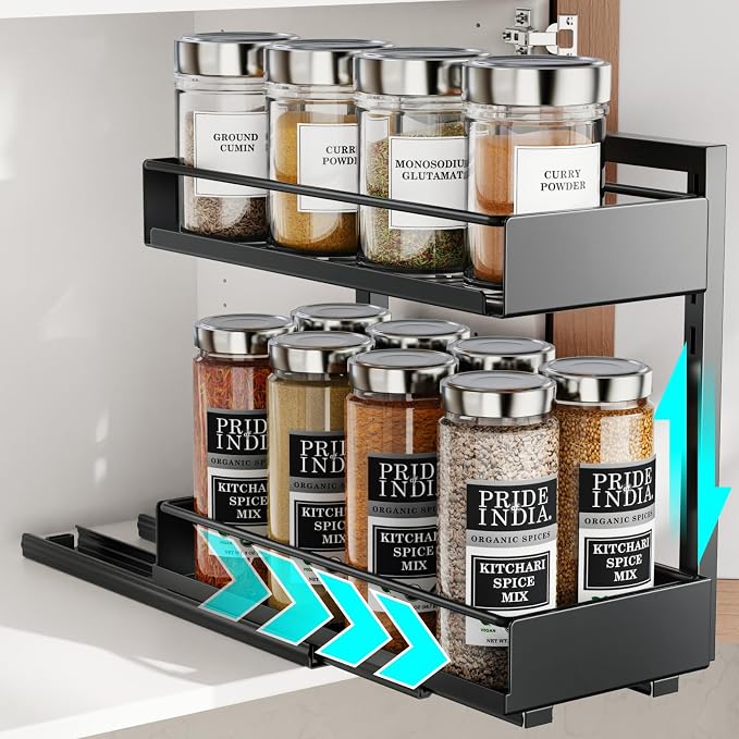iSPECLE Spice Racks for Inside Cabinet by iSPECLE