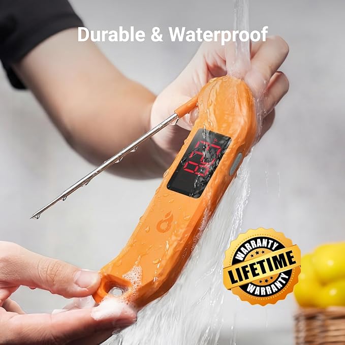 Professional Digital Meat Thermometer, 1 Sec Instant Read, ±0.5℉ Accuracy - Image 6