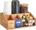 Bamboo Coffee Station Organizer by Unknown