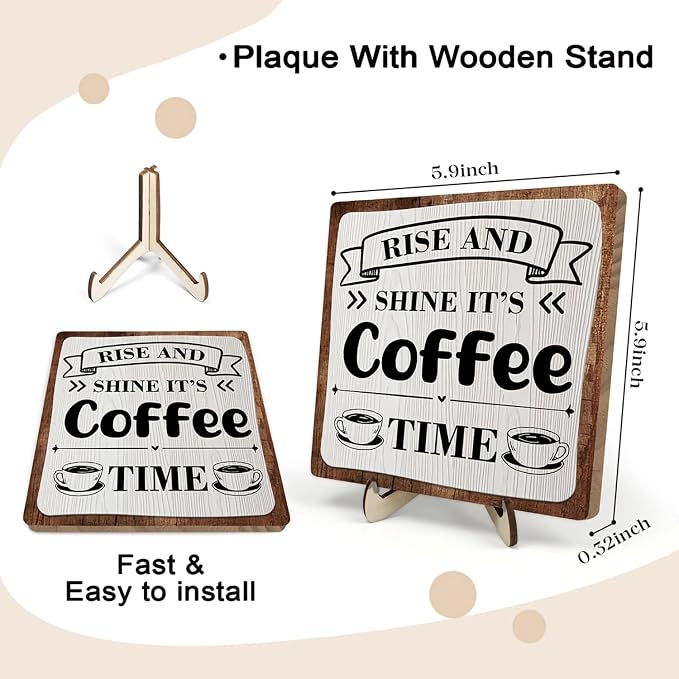 Coffee Bar Sign Plaque, Coffee Signs - Image 2
