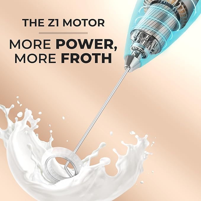 Zulay Kitchen Powerful Milk Frother Wand - Image 4
