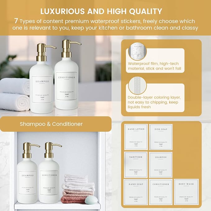 Glass Soap Dispenser for Kitchen, Farmhouse Kitchen Dish Soap Dispenser&Hand - Image 4