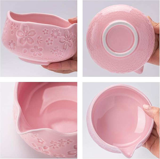 TEANAGOO 7-PCS Pink Matcha Whisk Set - Image 4