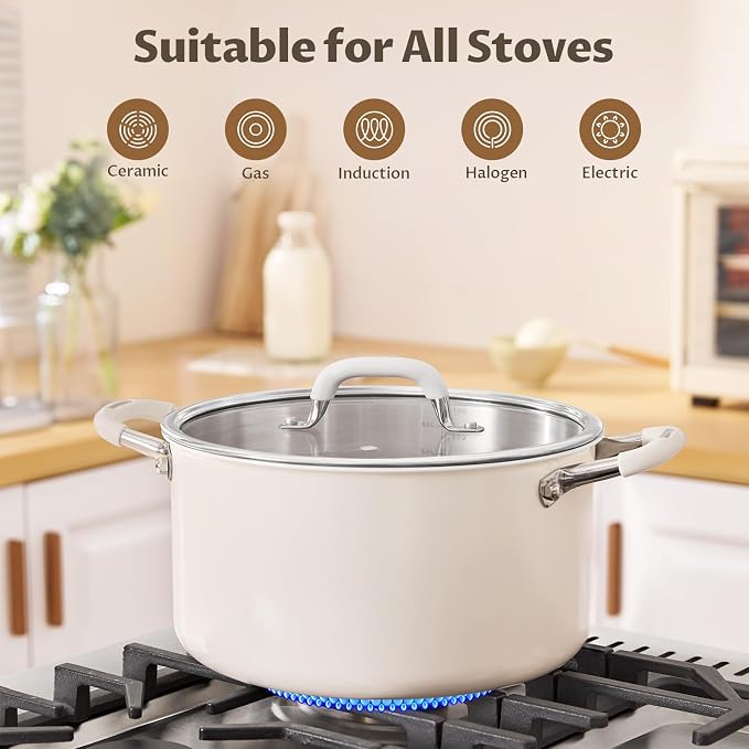 10 Quart Nonstick Stock Pot - Image 4