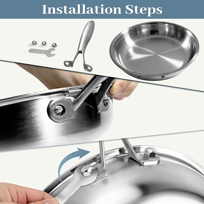 Stainless Steel Cookware Set - Image 8