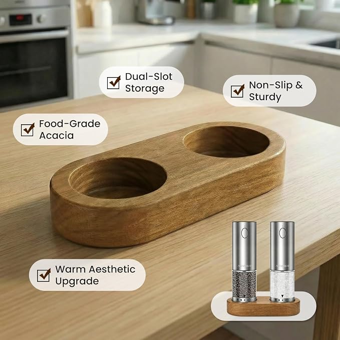 Electric Salt and Pepper Grinder Set - Image 2