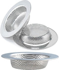 Honmein 3 Pcs Sink Strainer for Most Kitchen Sink Drain Basket, Upgraded by Honmein