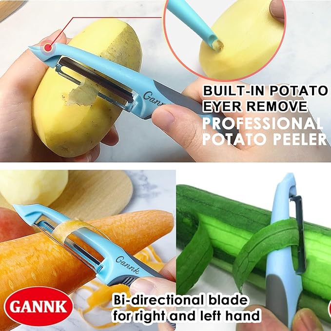 GANNK Potato Apple Vegetable Peelers - Image 5