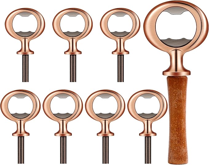 Cunhill 7 Pcs Metal Bottle Opener Blank Bulk Bottle Opener Inserts Parts Pieces by Cunhill