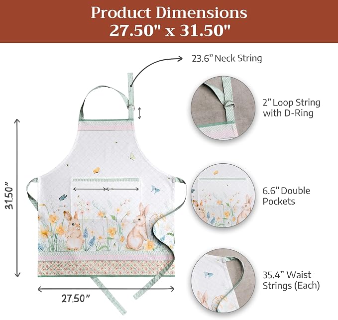 Maison d' Hermine 100% Cotton Apron - Image 7