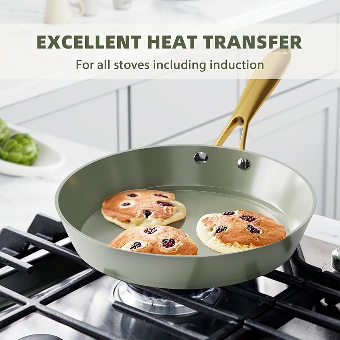 VONIKI Ceramic Cookware Set - Image 6