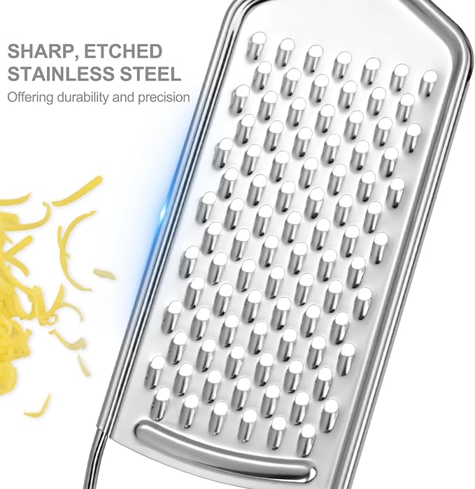 Cheese Grater, Sopito 3 Packs Stainless Steel Lemon Zester Grater - Image 5
