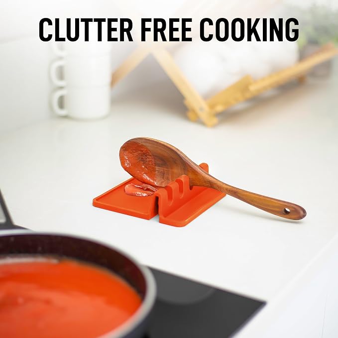 Zulay Kitchen Silicone Utensil Rest - Image 3
