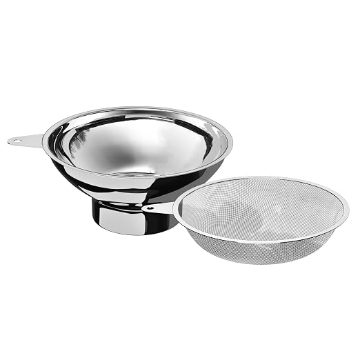 Serinar Canning Funnel with Stainless Steel Filter by serinar