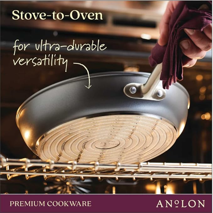 Anolon Accolade Forged Hard Anodized Nonstick Wok / Stir Fry Pan - Image 8