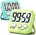 Antonki 2 Pack Digital Timer for Kids, Magnetic Countdown Kitchen Timers for by Antonki