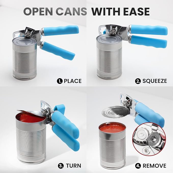 Zulay Kitchen Heavy Duty Stainless Steel Can Opener Manual - Image 6