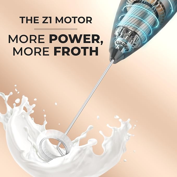 Zulay Kitchen Powerful Milk Frother Wand - Image 3