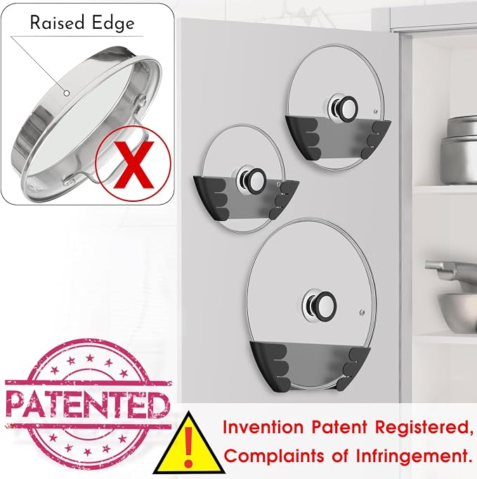 Universal Pot Lid Organizer for Cabinet - Image 4