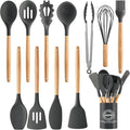 Silicone Cooking Utensil Set, Nonstick Kitchen Utensils 446°F Heat-Resistant by Unknown