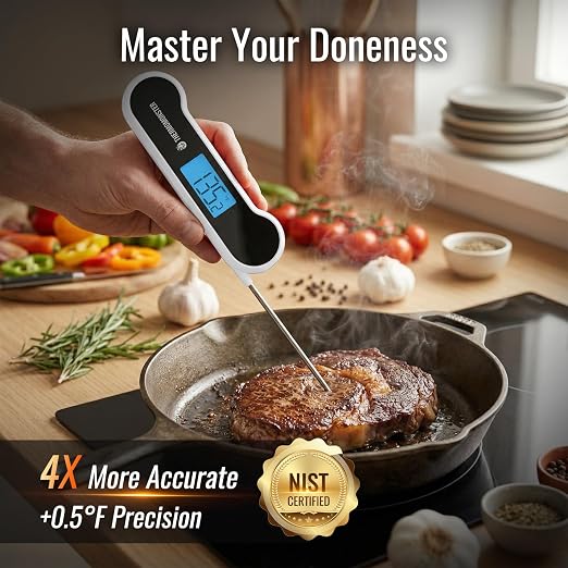 0.5 Sec Instant Read Meat Thermometer Digital - Image 3