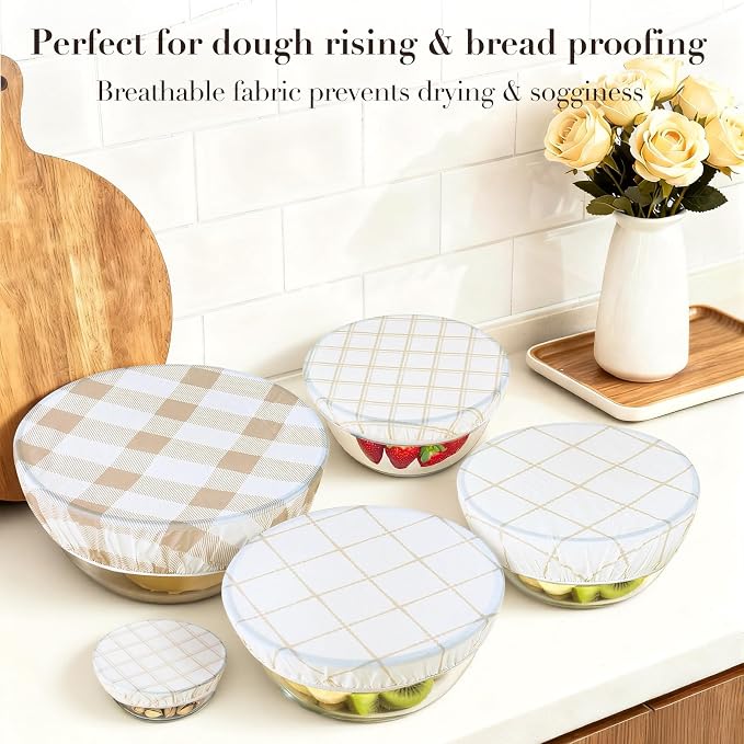 Tirphy 5-Size Reusable Bowl Covers - Image 7