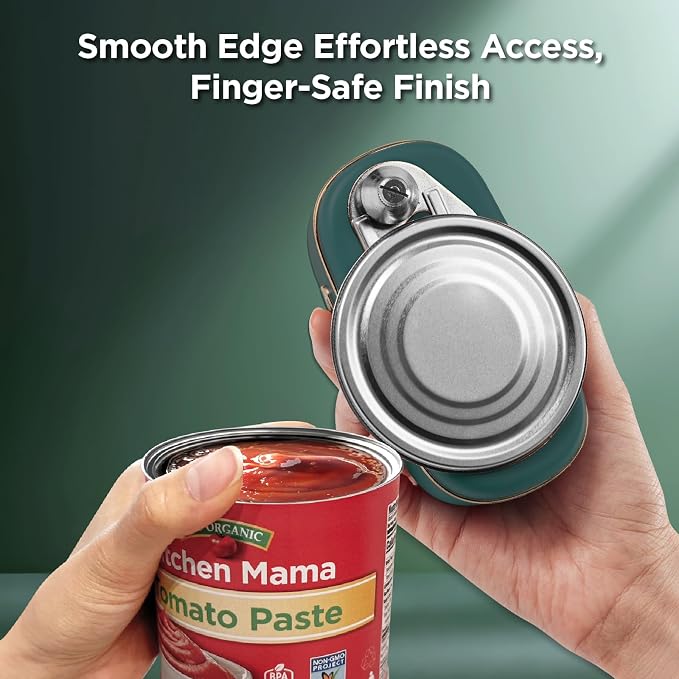Kitchen Mama Orbit One Rechargeable Electric Can Opener: Hands-free, USB-C - Image 5