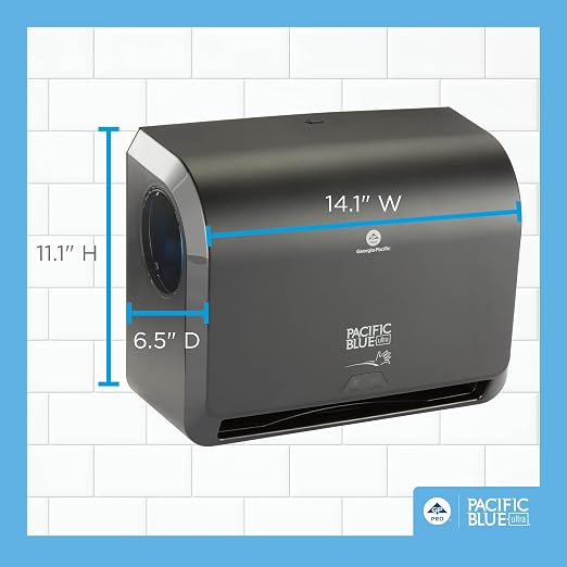 Georgia-Pacific Pacific Blue Ultra 9" Mini Automatic Paper Towel Dispenser by - Image 5