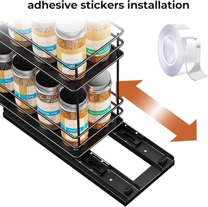 Mystozer Pull Out Spice Rack Organizer - Image 5
