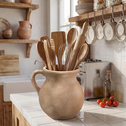 Potchen Rustic Kitchen Utensil Holder - Image 8