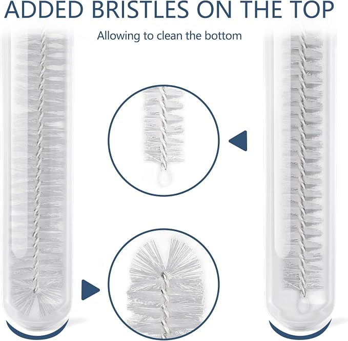 Straw Cleaner Brushes Sets, 12 Pieces 8.2 Inch Botthle Cleaning Brush and Nylon - Image 4